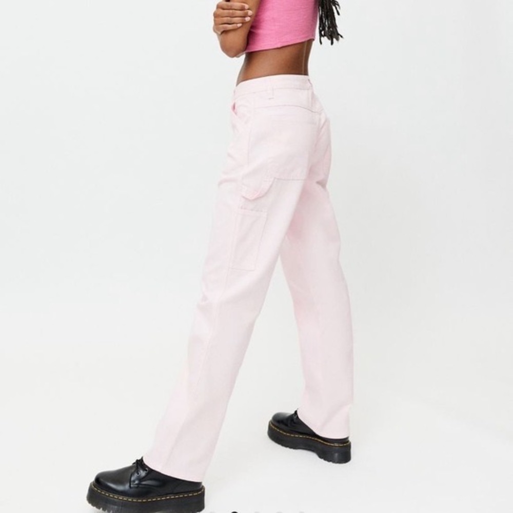 NEW UO pink cargo dickies